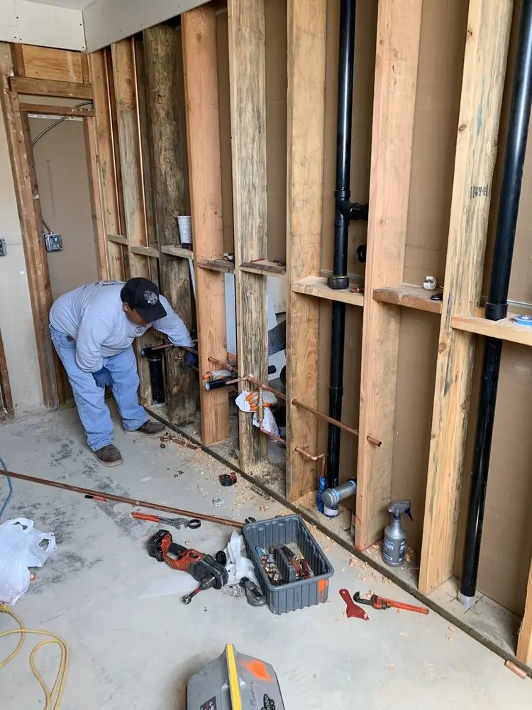 Commercial rough-in plumbing for Gas Line Repair in Stetson Hills